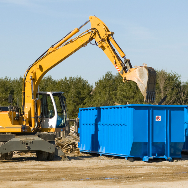 are there any restrictions on where a residential dumpster can be placed in Lexington City County Virginia